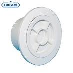 New Hikari (ニューヒカリ)  樹脂製クーラーキャップ 50mm シルバーグレー [室外機 配管 穴埋め エアコン プラスチック]