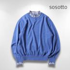 sosotto / ソソット コットンカシミア リバティフリルカラープルオーバー 42553622 リバティプリント タナローン 2025AW 長袖セーター レディース