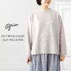 grin / グリン フエルトウールガーゼ スリットプルオーバー 8254C-002 レディース カットソー 秋冬