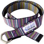 [ge bar to] двойной кольцо ремень мульти- полоса мужской женский ремень для мужчин и женщин унисекс casual надежно мелкие вещи длинный черный 