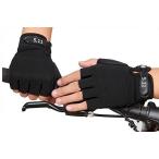 タクティカル 511 フィンガーレス ハーフフィンガー グローブ L 黒 ブラック サバイバルゲーム サバゲー カタビラ 付 (送料無料)ctr-b68