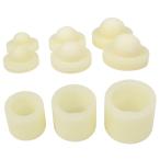 (3点セット)レザークラフト 鈴型 型押し 20mm 25mm 30ｍｍ 皮の鈴を作れる (送料無料)ctr-e28