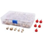 おしゃれ 木製 画びょう 5タイプ 計180個セット 地図マーカーピン5個付き プッシュ ピン 押しピン 固定ピン ウッドピン 目印 (送料無料)mri-b75