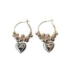 ショッピングハートゴールド amplis・アンプリス free pierce -Gold-  /  ピアス ハート ゴールド シルバー