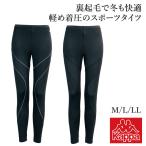 裏起毛 ソフトコンプレッション タイツ スポーツ タイツ 10分丈 kappa カッパ レディース テニス ジョギング フィットネス ヨガ