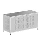 ゴミ箱 ゴミステーション ごみ収集ボックス 組立式 350L 屋外 大きい カラス除け ゴミ荒らし防止 ごみ大型 庭用 キッチン 分別 ゴミ箱キャスター