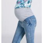 マタニティジーンズ妊娠中の女性妊娠パンツデニム妊婦服夏のプラスサイズM-XXXL