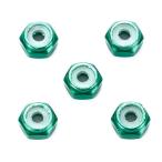  Tamiya 95424 2mm aluminium замковая гайка зеленый 5 шт 