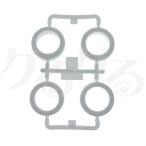  Tamiya [C детали ] малого диаметра 4 колесо узкий галстук ya твердый белый 24mm продажа по отдельности 