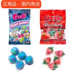 バラ売り　【あす楽】いちご(4個)＆地球(4個) Trolli 地球グミ ＆ OZZY イチゴグミ 選択セット　袋なし