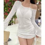 ビキニ水着3点セット シアートップス付き