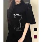 ビッグtシャツ レディース 半袖トップス【ネコポス投函】