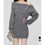 ニットワンピースオフショルダーワンピース爆買