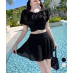 フリル水着 レディース ギャザータンキニ【ネコポス投函】爆買