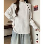 ショッピング体型カバー ニットトップス 体型カバー 長袖秋冬服【ネコポス投函】