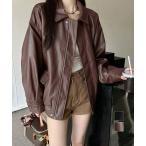 ライダースジャケット レディースブルゾン