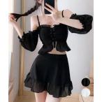  off плечо купальный костюм 2 позиций комплект гонки выше [ кошка pohs почтовый ]