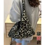 レオパードトートバッグ キャンバス鞄軽量【ネコポス投函】