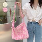 花柄トートバッグショルダーバッグ軽...