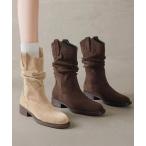 ショッピングウエスタン ウエスタンブーツ ミドルブーツ 春秋冬靴