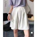 タック ショートパンツ レディース【在庫限り】売り尽くしセール【ネコポス投函】