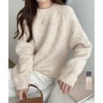 ショッピングセーター もちもちニットトップスきれいめセーター冬