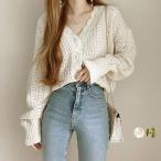 透かしサマーニットカーディガンレディース【在庫限り】売り尽くしセール