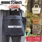 ミネトンカ公式 MINNETONKA 【FRINGE TOTE BAG】キャンバスバッグ フリンジ ロゴ