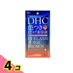 まつ毛美容液 まつげ美容液 色つき DHC アイラッシュトニック ブラウン 6g 4個セット