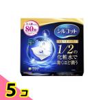 ショッピングシルコット シルコット うるうるコットン スポンジ仕立て 80枚入 5個セット