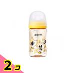  Pigeon материнское молоко реальный чувство грудное вскармливание бутылка ( пластиковый ) Disney 240mL 2 шт. комплект 