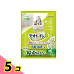 ショッピングデオトイレ デオトイレ 緑茶成分入り消臭・抗菌サンド 紙タイプ 4L 5個セット