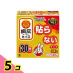 桐灰カイロ 貼らないタイプ レギュラー 24時間持続 30個入 5個セット
