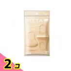 ショッピングピッタマスク PITTA MASK REGULAR(ピッタ・マスク レギュラー) 3枚入 (SOFT BEIGE ソフトベージュ) 2個セット