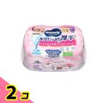 ショッピングムーニー ムーニー おしりふき 水分たっぷり厚手 本体 64枚入 2個セット