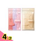PITTA MASK REGULAR ピッタ・マスク レギュラー パステル 3色入 &ソフトベージュJ 3枚入 4個セット