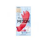 ダンロップ するんっとぬぎはめ MITON ゴム手袋 ミトンタイプ フリーサイズ レッド 1双入 (1個)