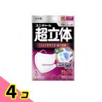 超立体マスク かぜ・花粉用 (ノーズフィット付き) 小さめサイズ 7枚 4個セット