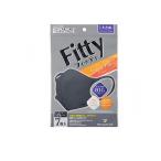 2980円以上で注文可能  フィッティ スタイルフィットプラス立体マスク やや大きめ DG ダークグレー 7枚入 (1個)