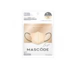 2980円以上で注文可能  MASCODE マスコード 3Dマスク M 12ベージュ×カーキ紐 7枚入 (1個)