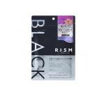 2980 иен и больше . заказ возможность ритм (RISM) основа tei Lee уход маска BLACK( черный ) 7 листов входит (1 шт )