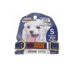2980 иен и больше . заказ возможность Doogie man Doggy's Tailor собака цвет ошейник S Denim стиль темно-синий 1 штук (1 шт )