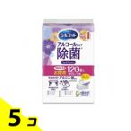 ショッピングシルコット シルコット 除菌ウェットティッシュ  アルコールタイプ 120枚入 (詰め替え用 40枚入×3個パック) 5個セット