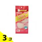 フィッティ シルキータッチ 耳ゴムふわり ケース付 やや小さめ ピンク 30枚入 3個セット