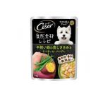 シーザー 自然素材レシピ 平飼い鶏の蒸しささみ &さつまいも・いんげん 60g (1個)