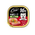 シーザー トレイ 16歳からの吟選ビーフ 野菜入り 100g (1個)