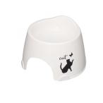 iseto 猫専用フードボウル すべり止め付き ホワイト 1個入 (1個)