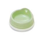 iseto  犬猫用食器 すべり止め付きペット皿 小 ライトグリーン 17.8cm (1個)