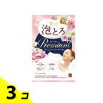 お湯物語 贅沢泡とろプレミアム入浴料 ラグジュアリーフローラルの香り 40g 3個セット
