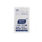 ハウスホールドジャパン ゴミ袋 半透明 再生原料40%使用 厚み0.025mm  45L  10枚入 (EH48) (1個)